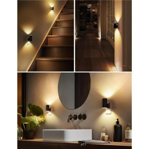 LED Night Light Plug in Modern Night Lights Dimmable Adjustable Brightness2 Pack - Picture 5 of 7
